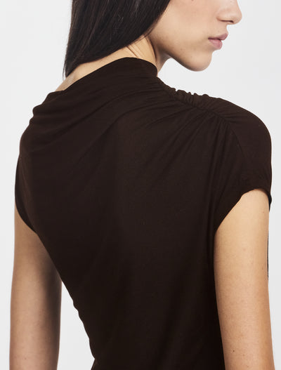 Bailey Mini Dress in Bitter Chocolate