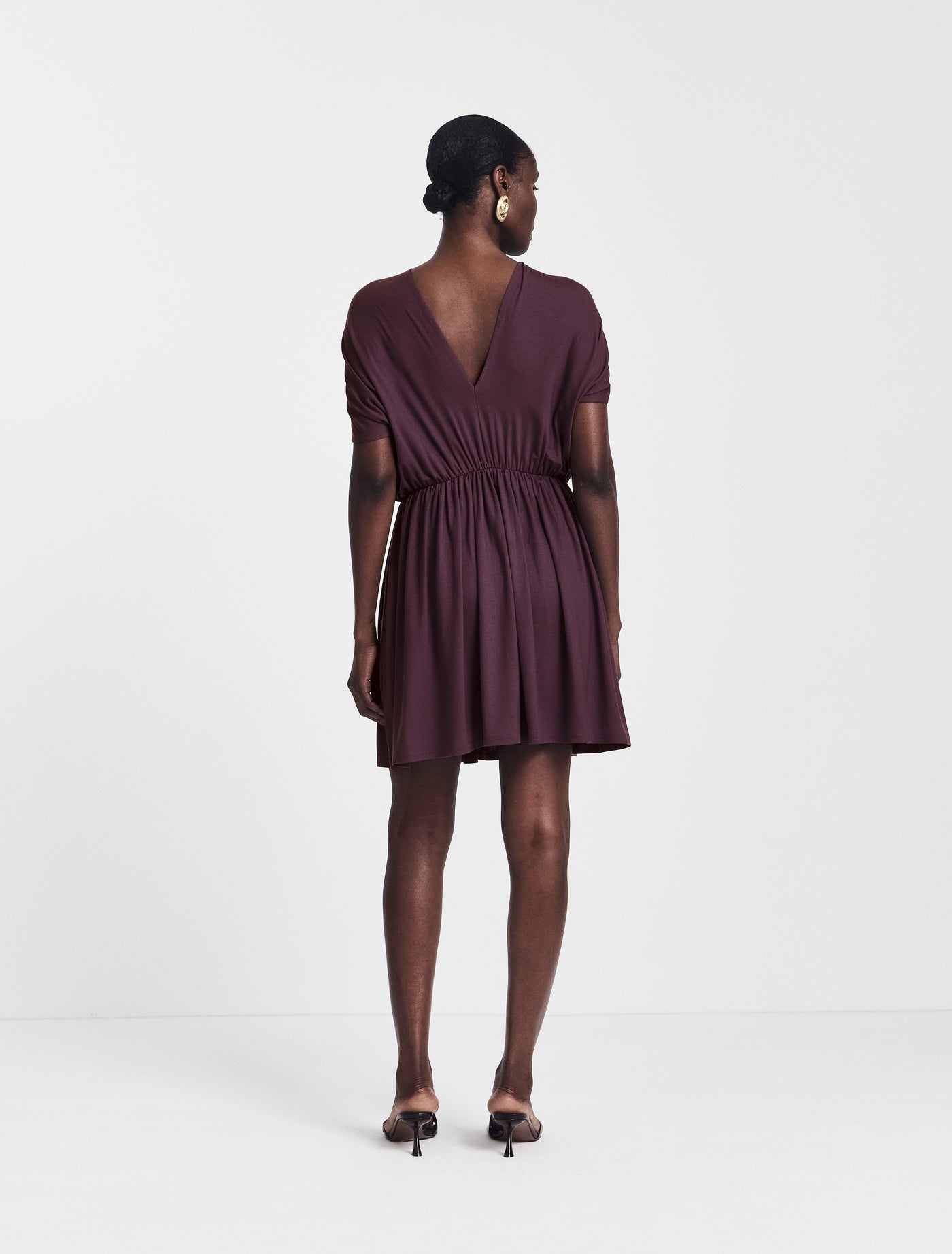 Bythos Reversible Dress in Merlot