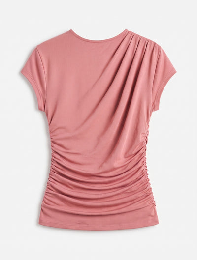Jamie Drape Top In Melon