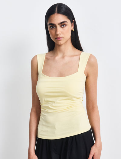 Aki Cami Top In Lemon