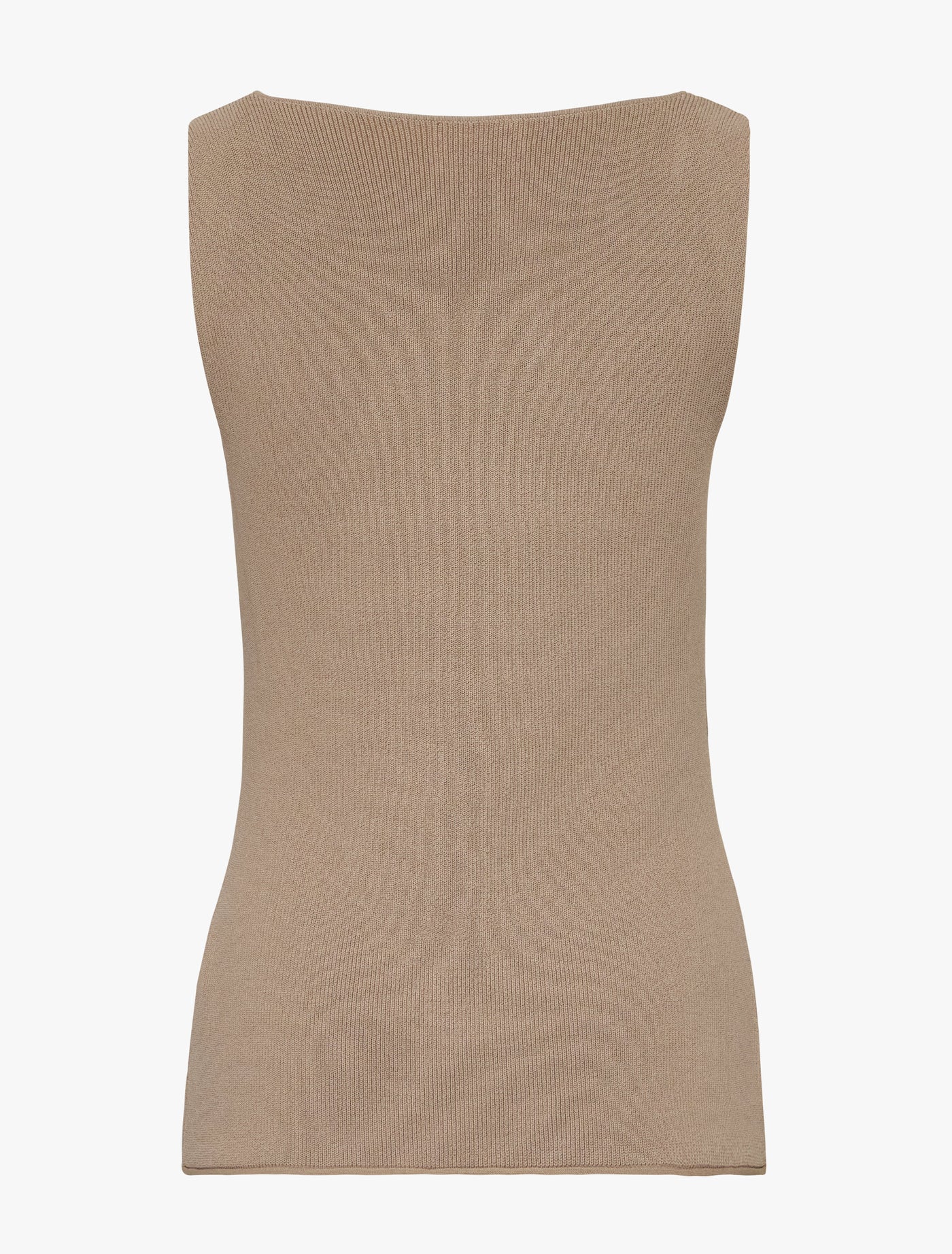 Syro Top in Taupe, back view