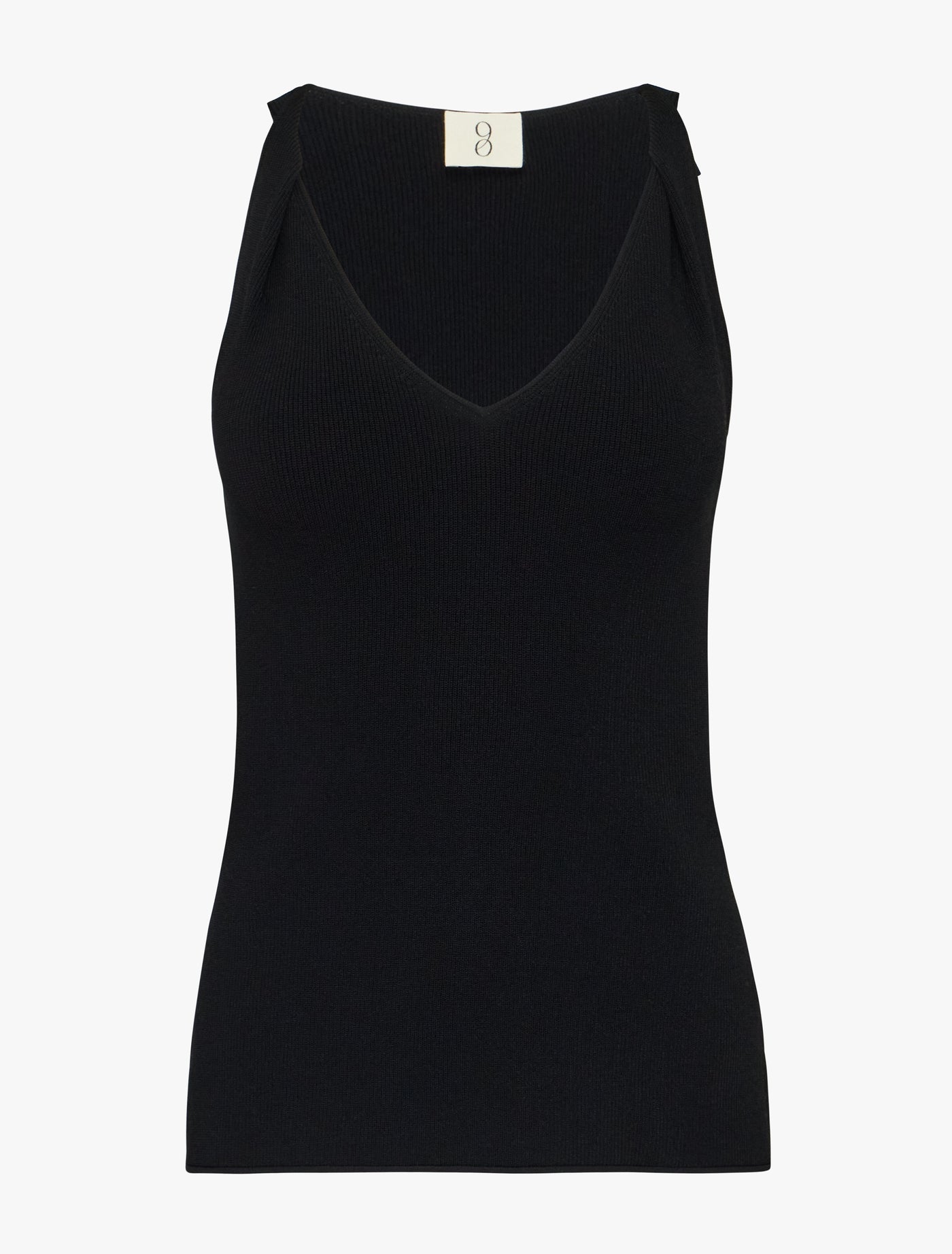 Syro Top in Black, front view