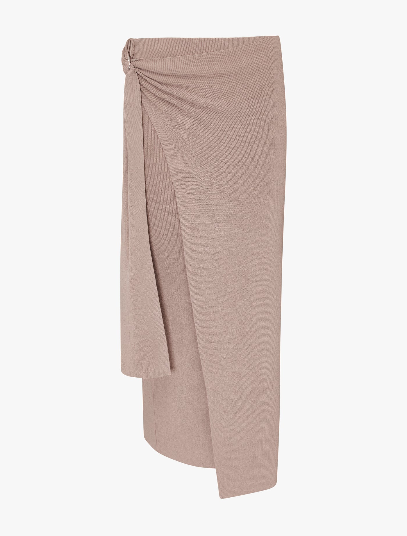 Kalmia Skirt in taupe, front detail