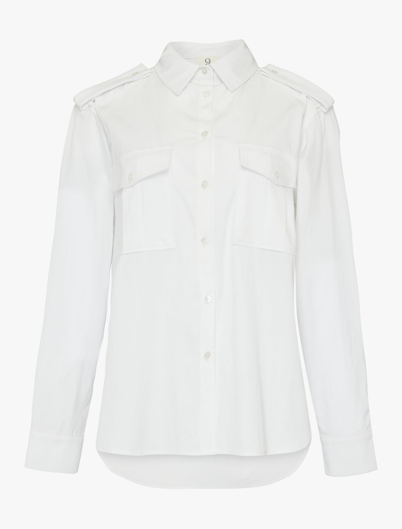 Military Shirt in White