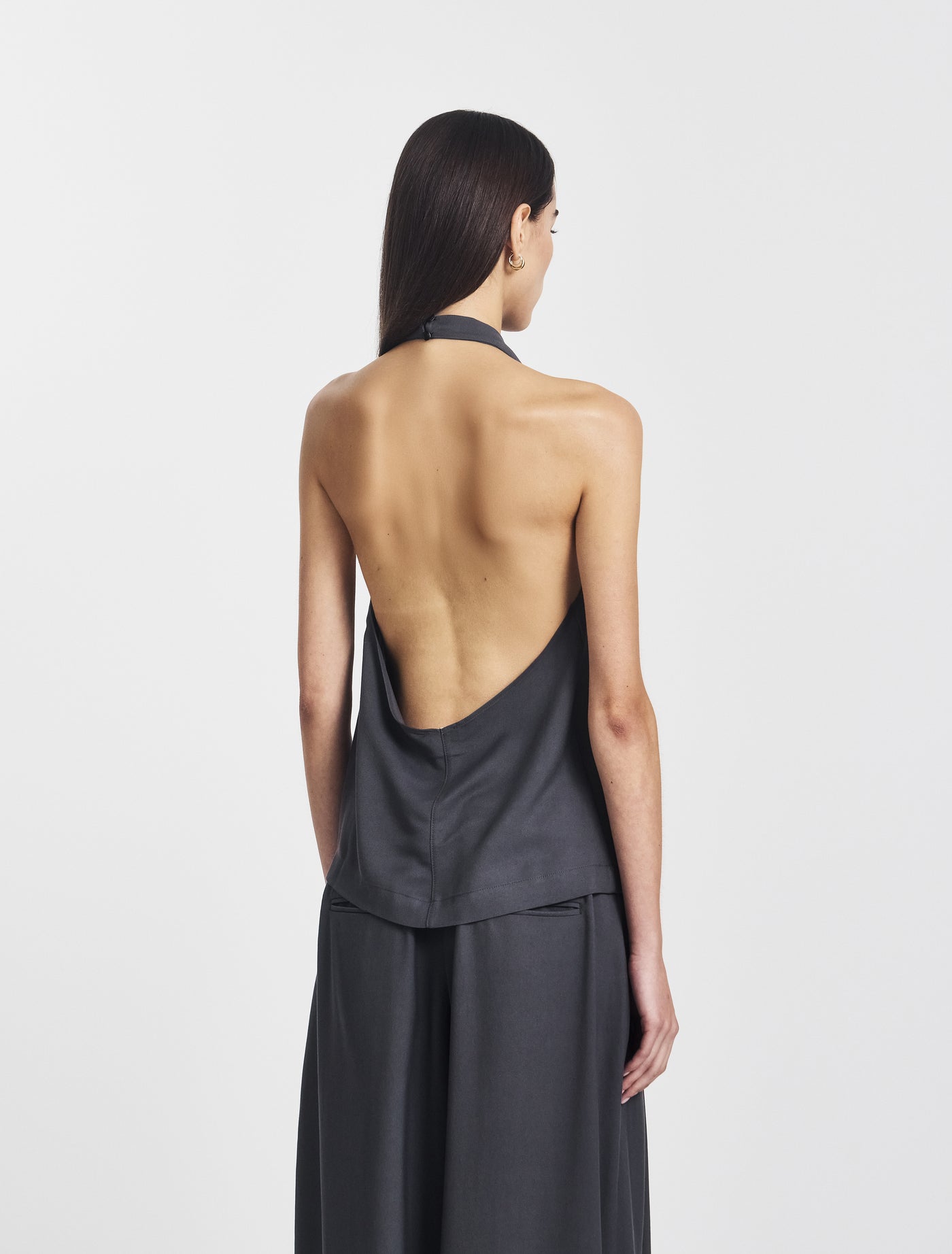 Kayla Halterneck Top in Magnet