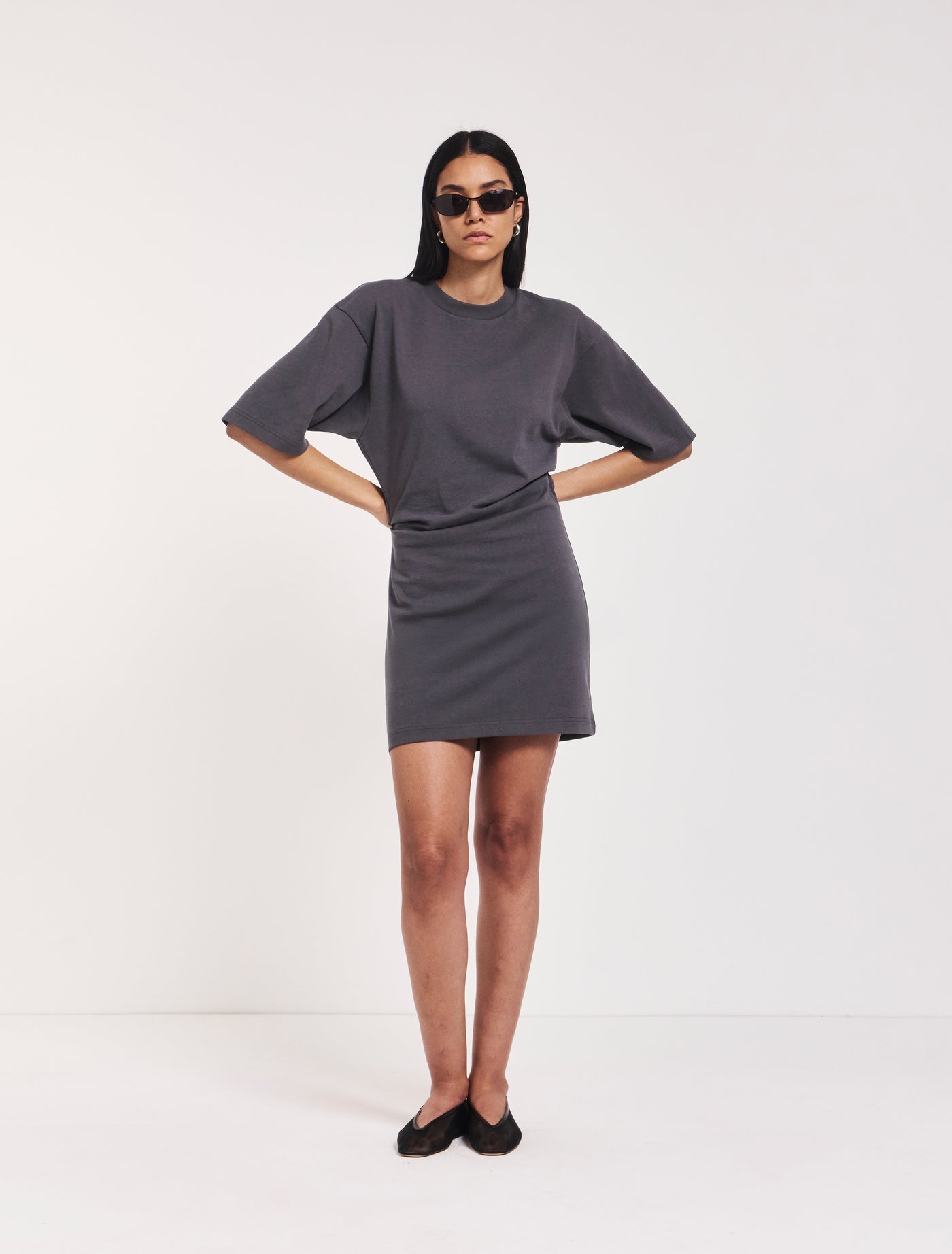 Raya T-Shirt Dress In Magnet