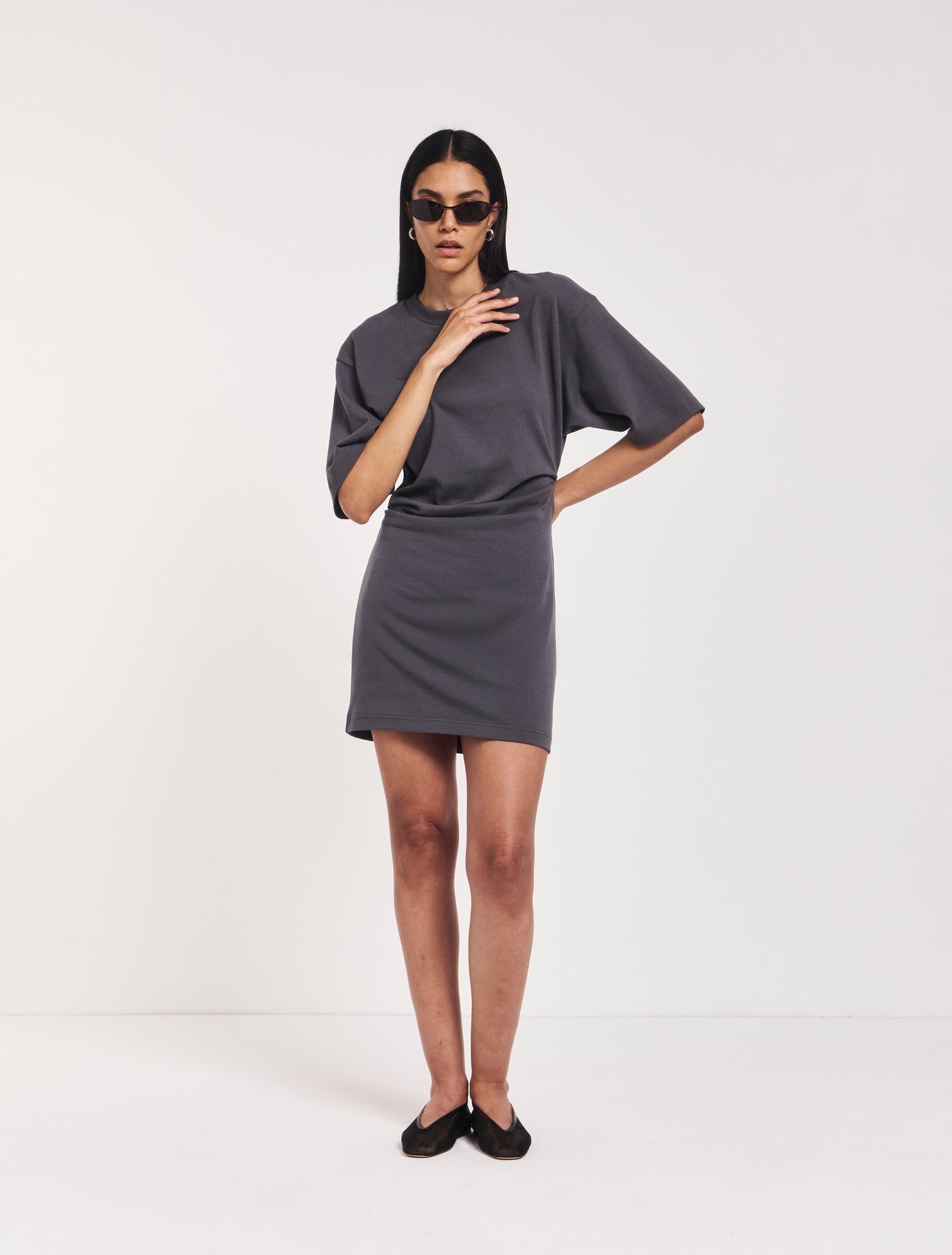 Raya T-Shirt Dress In Magnet
