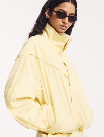 Saffron Shell Jacket in Butter Milk