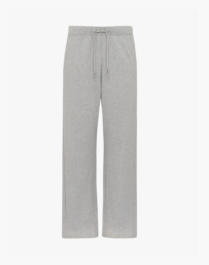 SIGNATURE STRAIGHT LEG SWEATPANT IN GREY MARL