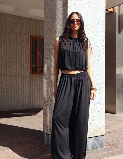 Ina Harem Trouser Jersey In Black