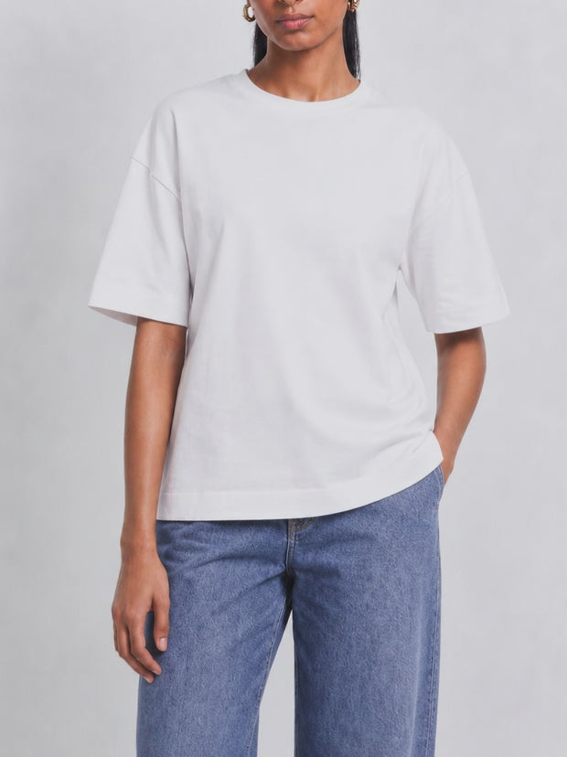 Lena Oversized T-Shirt - White – Ninety Percent