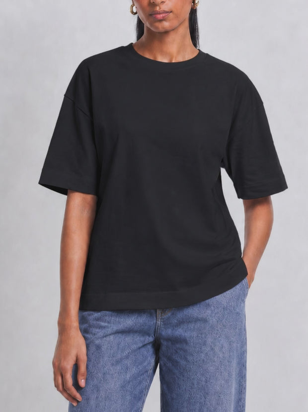 Lena Oversized T-Shirt - Black – Ninety Percent