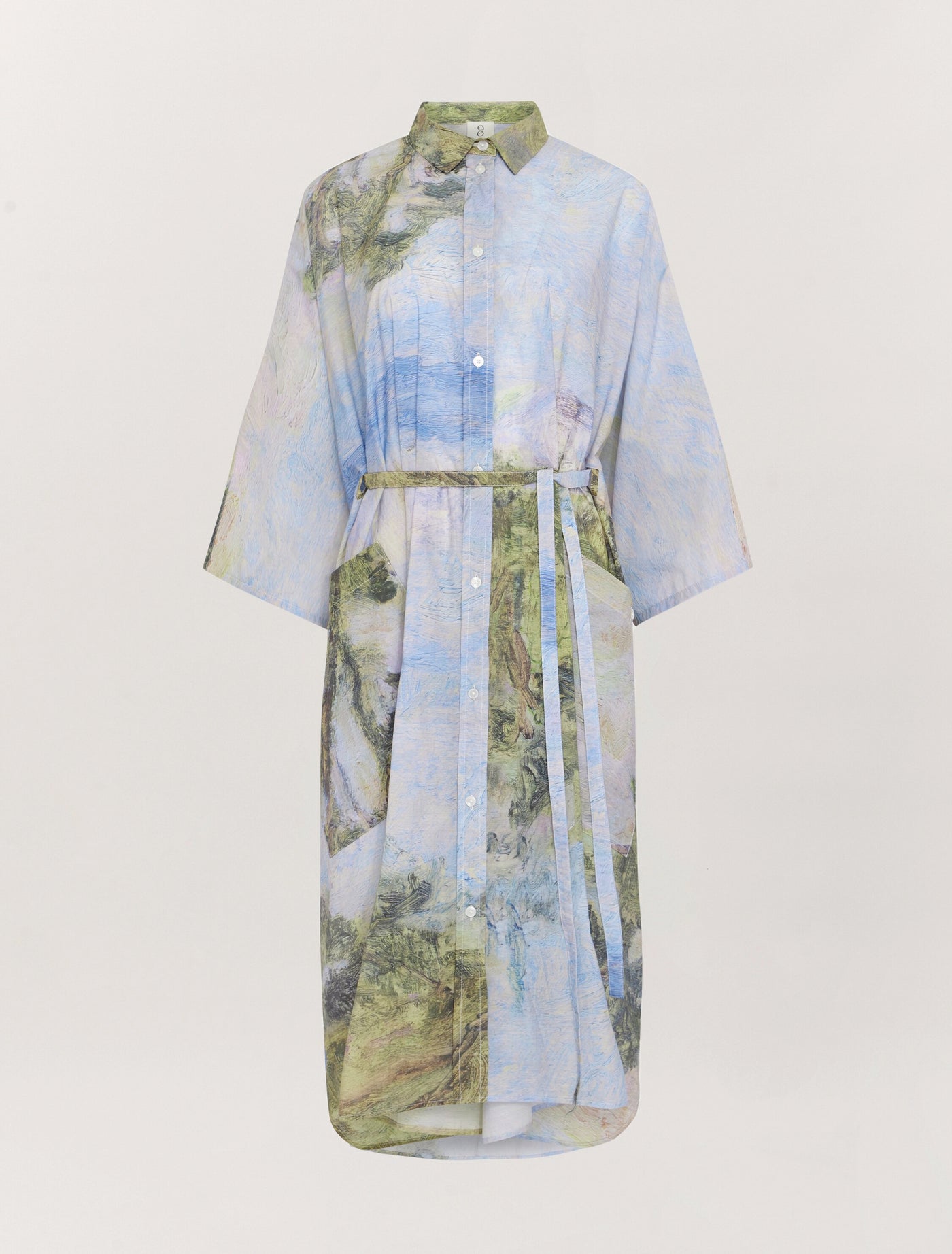 Episokpi Shirt Dress in Two Trees Print