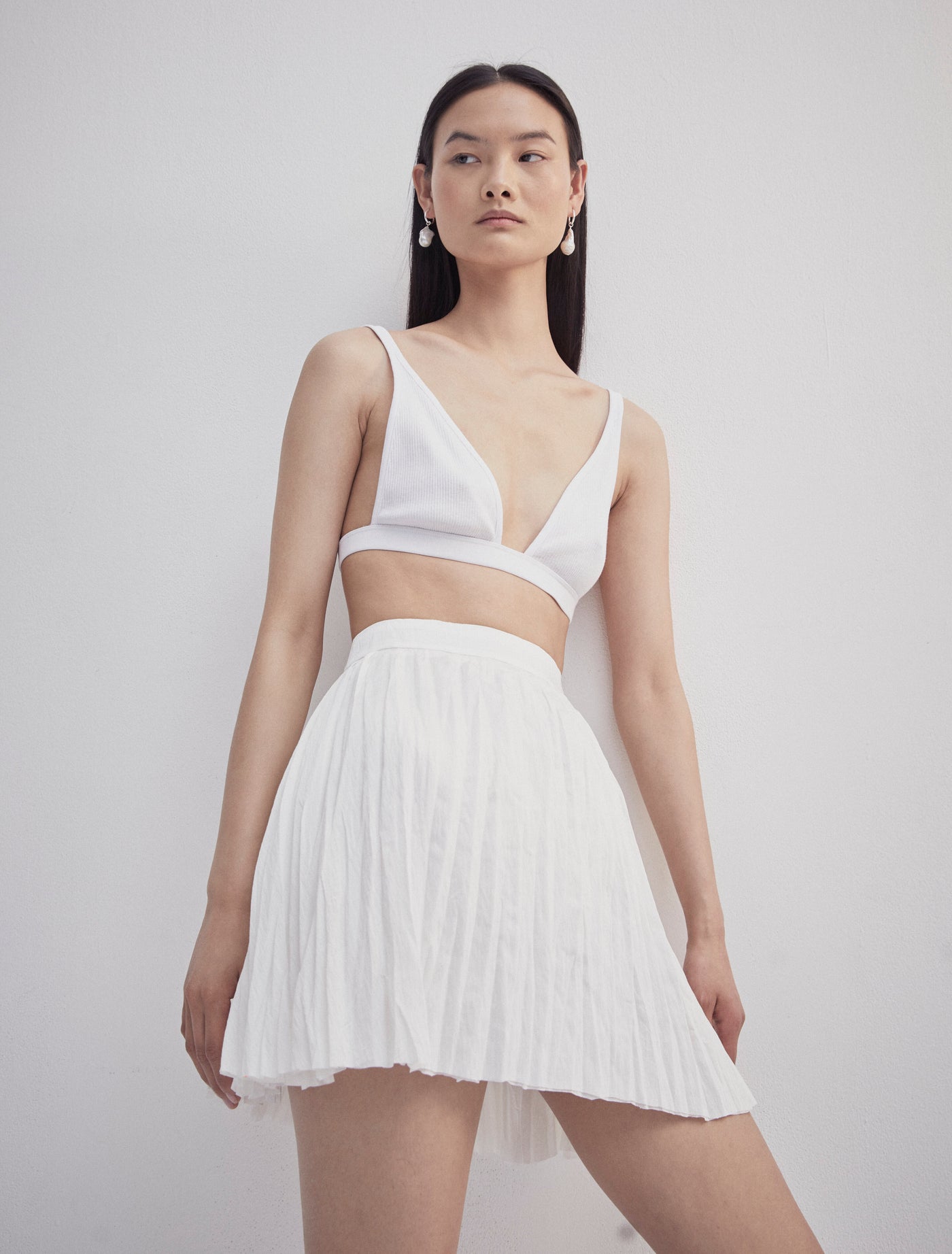 Tera Skirt in White