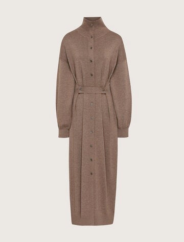 Aster Dress in Brown Marl