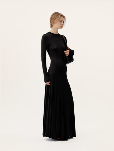 Black silhoutte dress