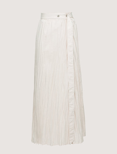 Anemone organic cotton white skirt