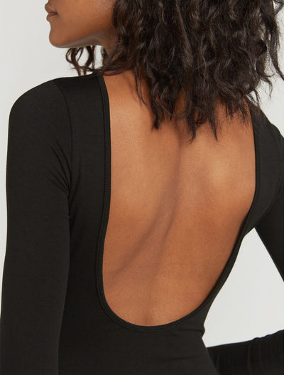 Women's Tencel Backless Bodysuit